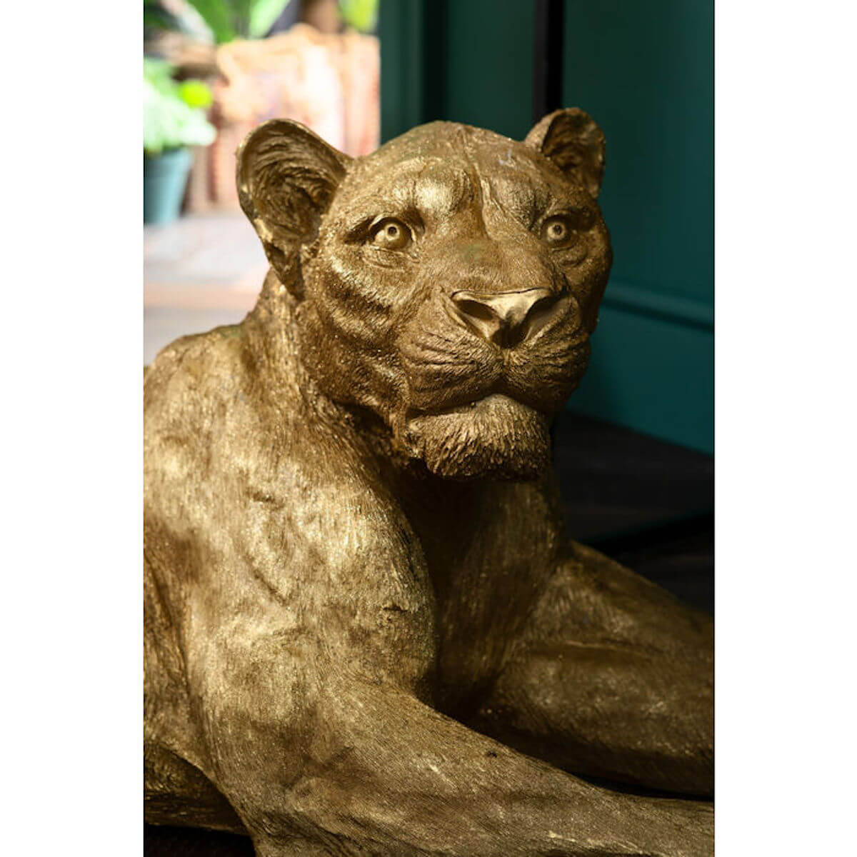 Deco Object Lion Gold 113cm Kare Design
