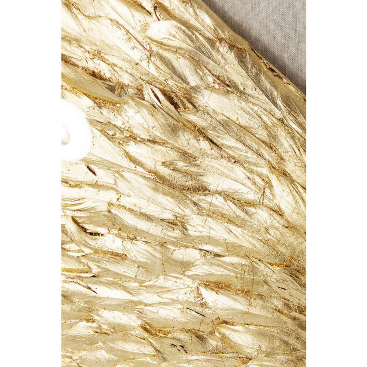 Décoration murale 120x120cm Wings doré White Kare Design