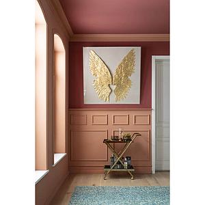 Décoration murale 120x120cm Wings doré White Kare Design