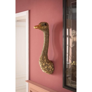 Décoration murale 19x72cm OSTRICH Kare Design Gold