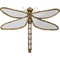 Décoration murale 71cm DRAGONFLY MIRROR Kare Design
