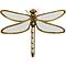 Décoration murale miroir DRAGONFLY Kare Design