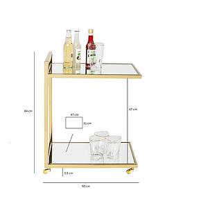 Desserte CLASSY Kare Design doré