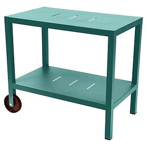 Desserte jardin QUIBERON Fermob bleu lagune