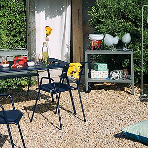 Desserte jardin QUIBERON Fermob capucine