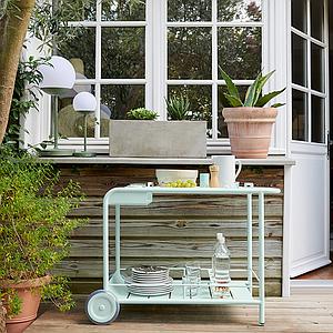 Desserte LUXEMBOURG Fermob rose praline