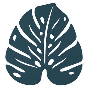 Dessous de plat MONSTERA Fermob bleu acapulco