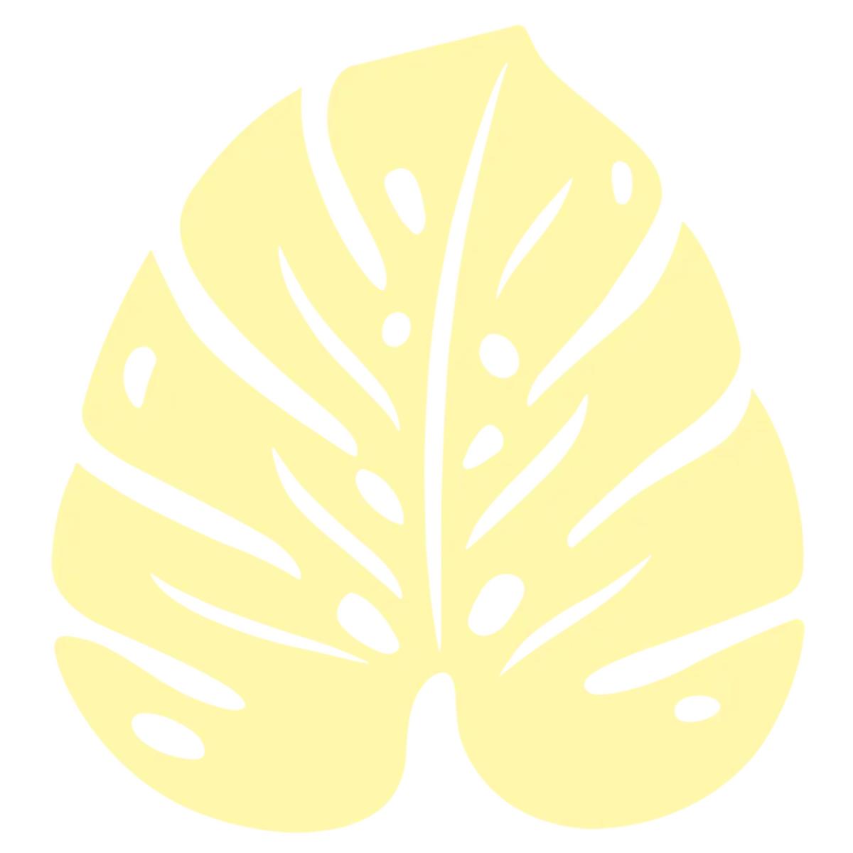 Dessous de plat MONSTERA Fermob citron givré