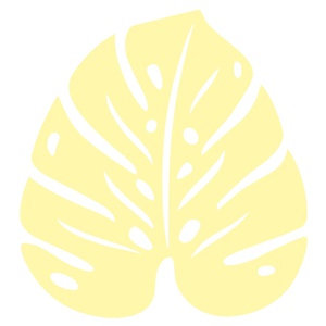 Dessous de plat MONSTERA Fermob citron givré