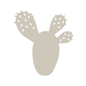 Dessous plat CACTUS Fermob gris argile