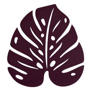Dessous plat MONSTERA Fermob cerise noir