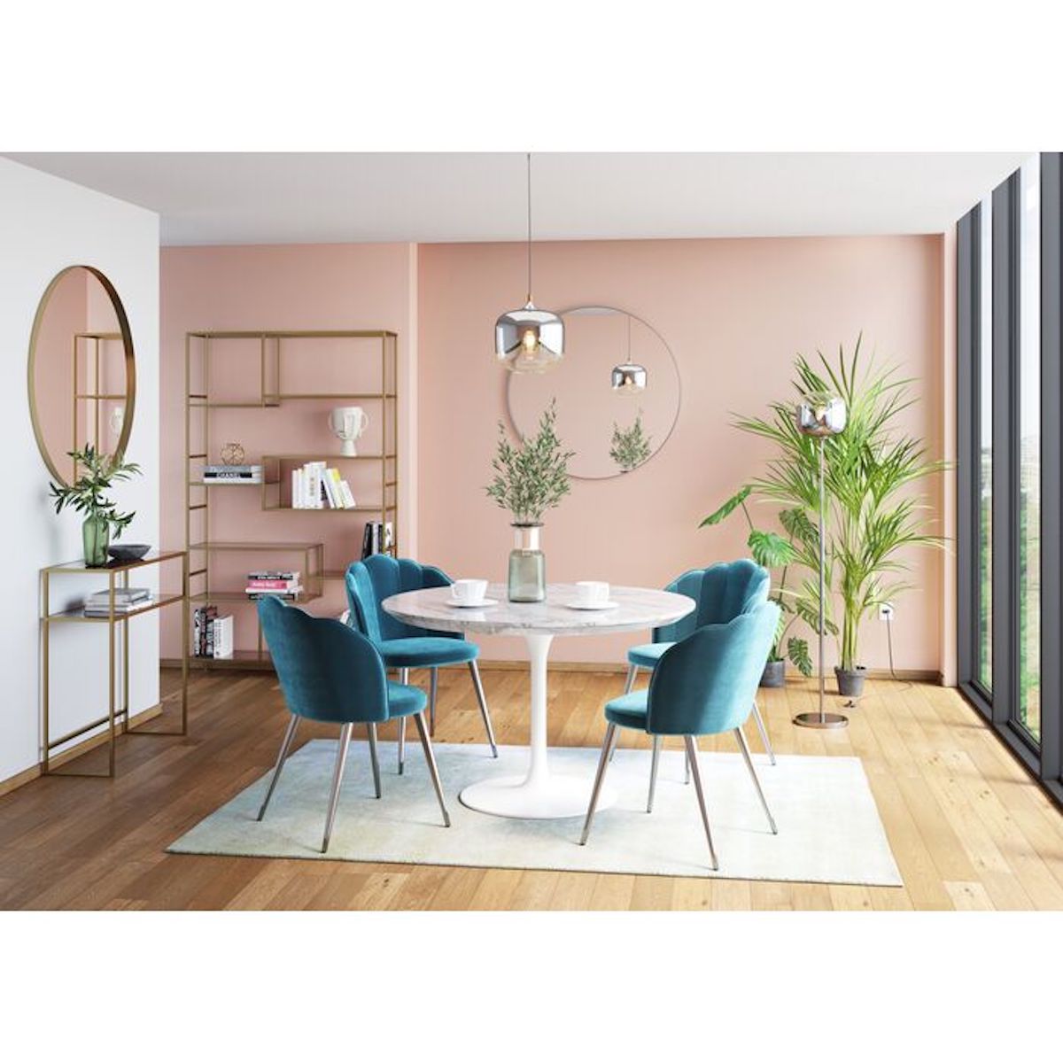 Etagère 115x195cm LOFT Kare Design doré