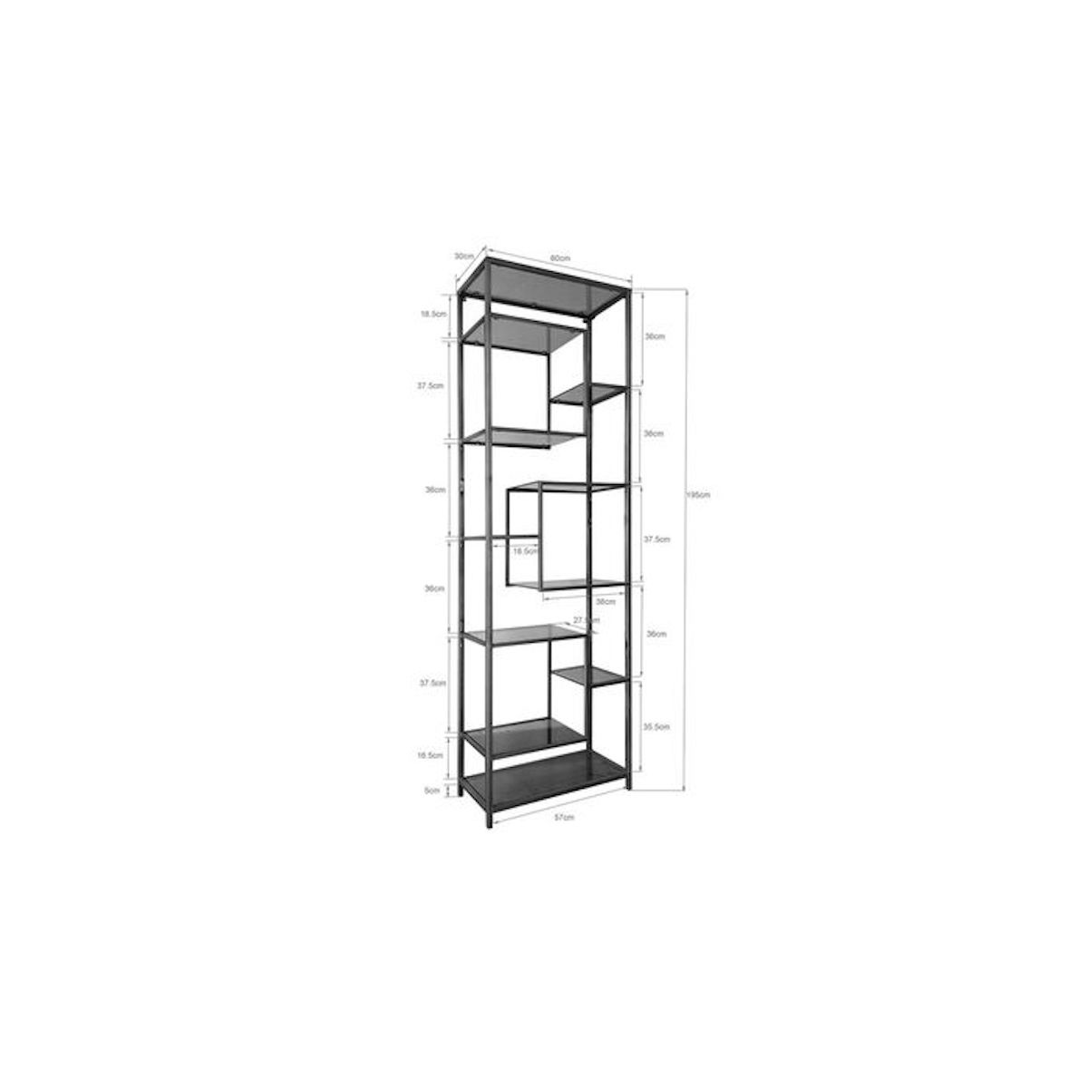 Etagère 60x195cm LOFT Kare Design