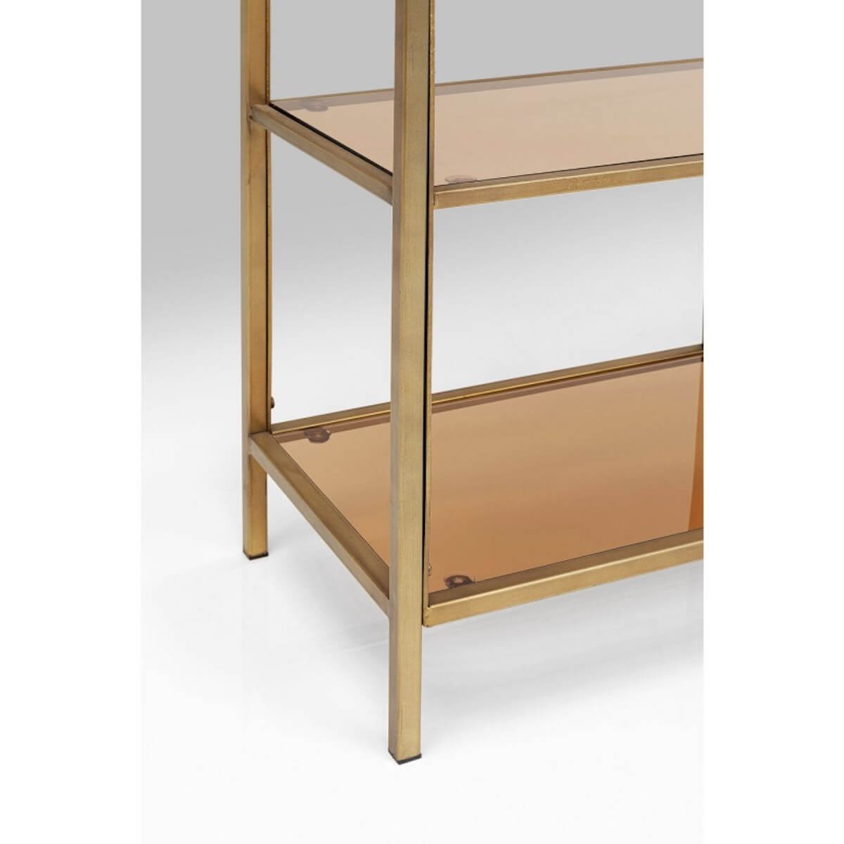 Etagère Loft doré 115x100cm Kare Design