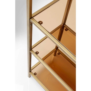 Etagère Loft doré 115x100cm Kare Design