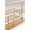 Etagère Loft doré 115x100cm Kare Design