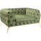 Fauteuil 120cm BELLISSIMA Kare Design velours vert