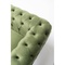 Fauteuil 120cm BELLISSIMA Kare Design velours vert