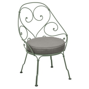 Fauteuil 1900 CABRIOLET Fermob cactus-Taupe grisé