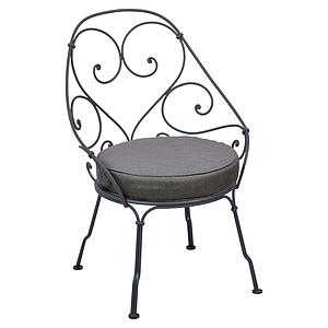 Fauteuil 1900 CABRIOLET Fermob carbone-Gris graphite