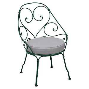Fauteuil 1900 CABRIOLET Fermob cèdre-Gris flanelle