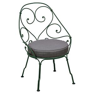 Fauteuil 1900 CABRIOLET Fermob cèdre-Gris graphite
