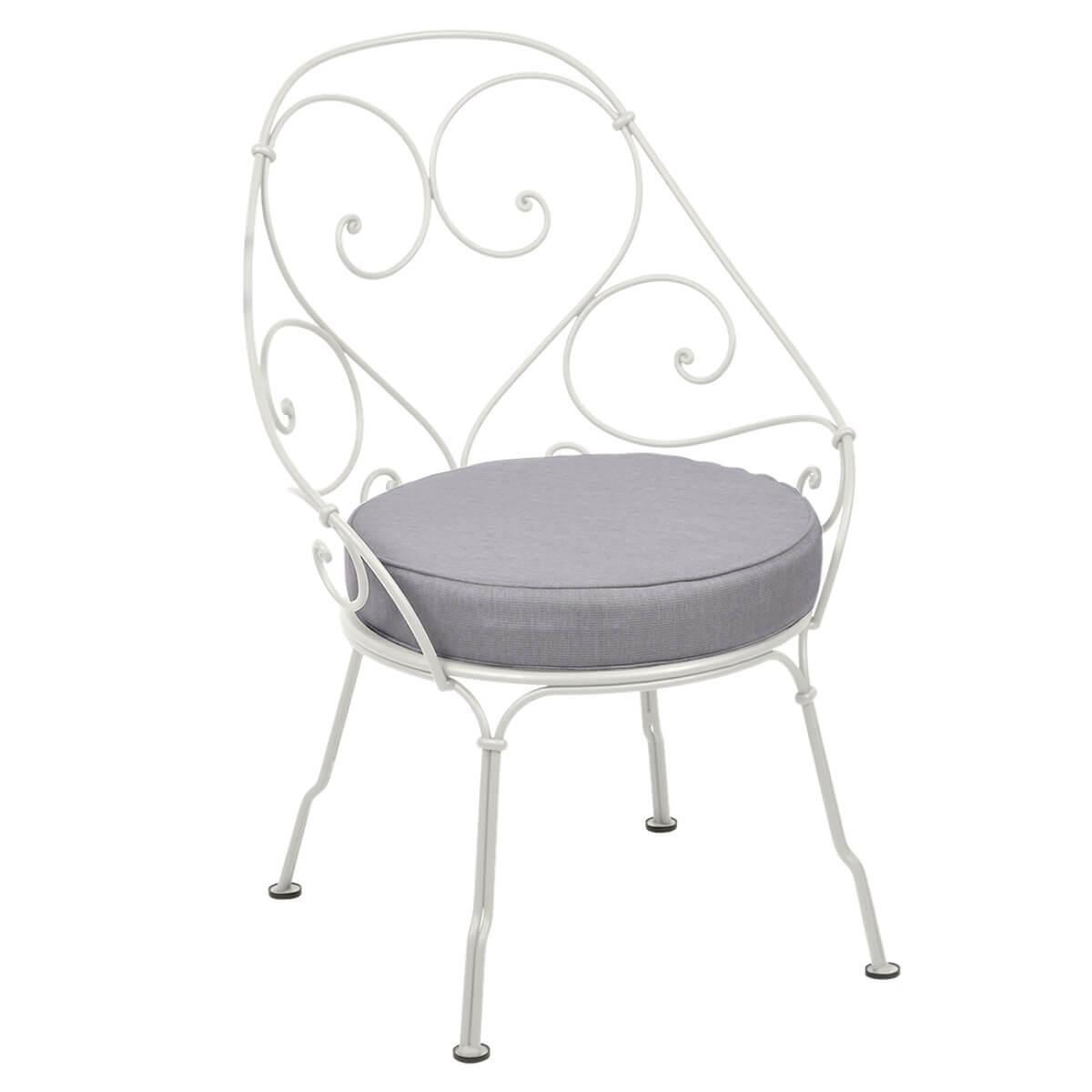 Fauteuil 1900 CABRIOLET Fermob gris argile-Gris flanelle