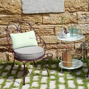 Fauteuil 1900 CABRIOLET Fermob gris lapilli-Gris flanelle