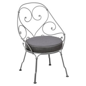 Fauteuil 1900 CABRIOLET Fermob gris lapilli-Gris graphite