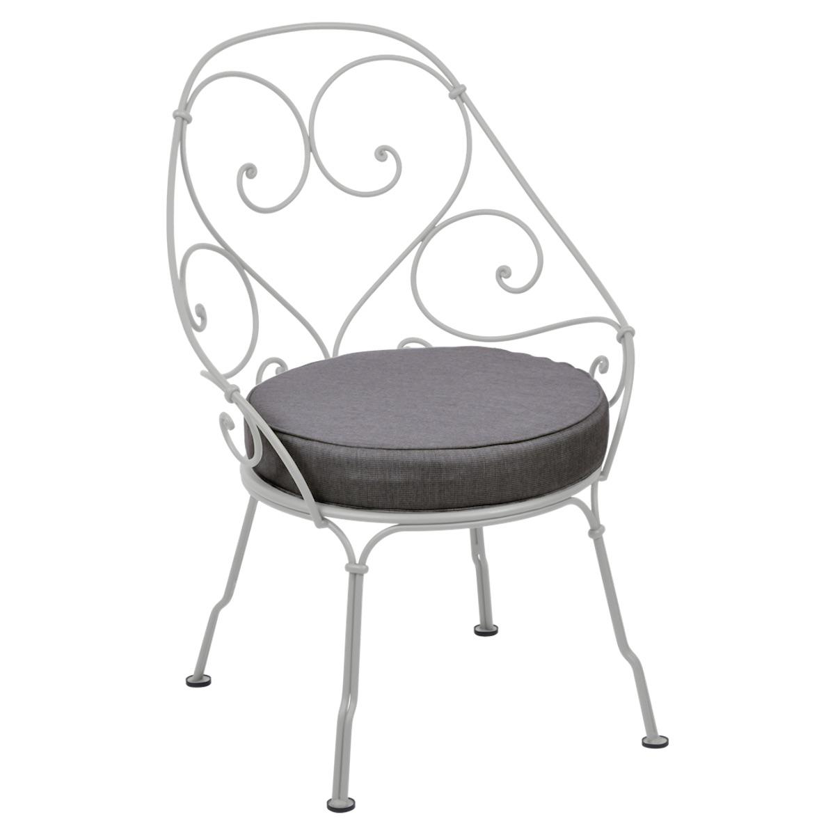 Fauteuil 1900 CABRIOLET Fermob gris métal-Gris graphite