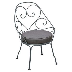 Fauteuil 1900 CABRIOLET Fermob gris orage-Gris graphite