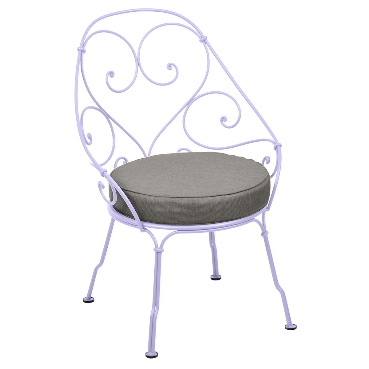 Fauteuil 1900 CABRIOLET Fermob guimauve-taupe grisé 