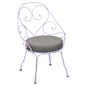 Fauteuil 1900 CABRIOLET Fermob guimauve-taupe grisé 