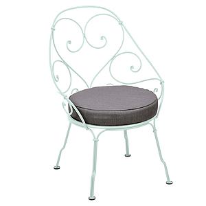 Fauteuil 1900 CABRIOLET Fermob menthe glaciale-Gris graphite