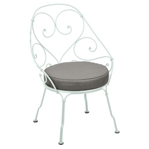 Fauteuil 1900 CABRIOLET Fermob menthe glaciale-Taupe grisé