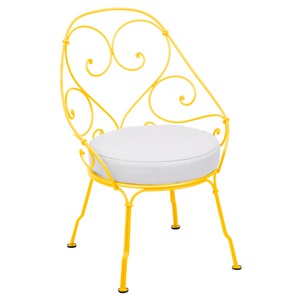 Fauteuil 1900 CABRIOLET Fermob miel NEW-Blanc grisé