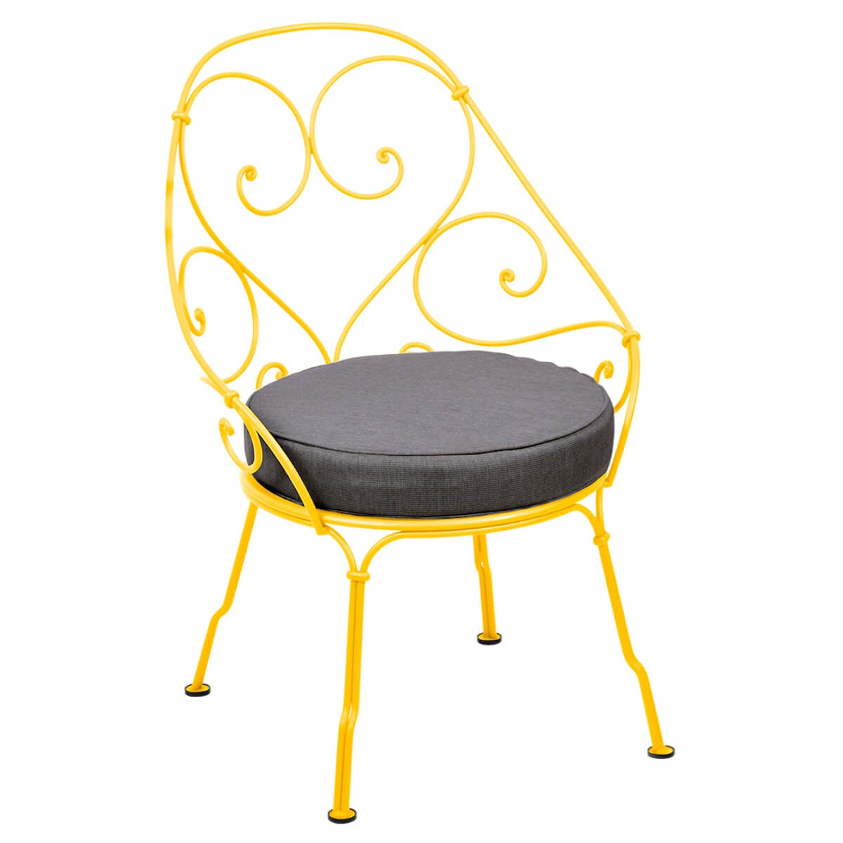 Fauteuil 1900 CABRIOLET Fermob miel NEW-Gris graphite