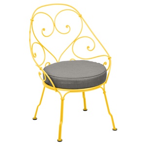 Fauteuil 1900 CABRIOLET Fermob miel NEW-Taupe grisé