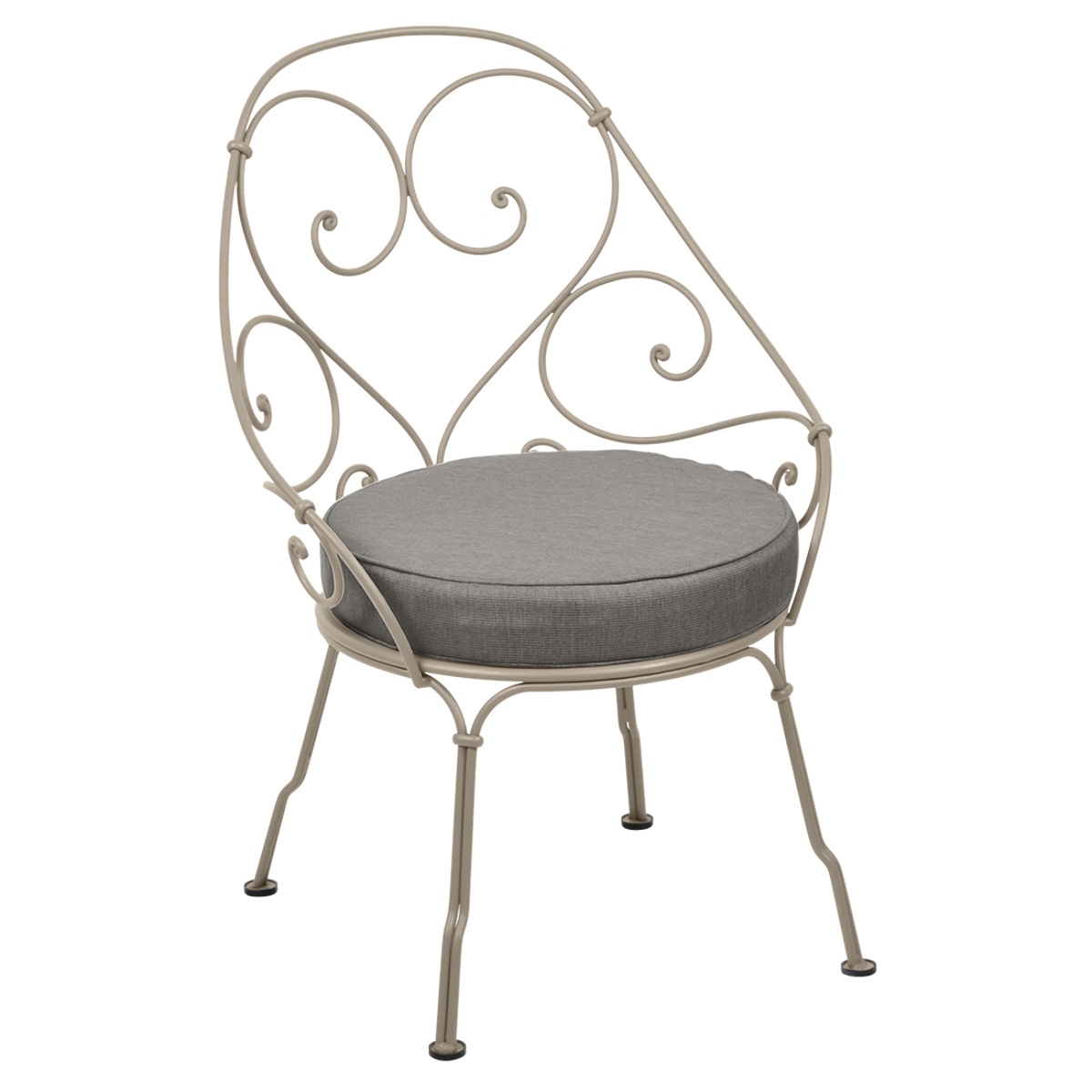 Fauteuil 1900 CABRIOLET Fermob muscade-Taupe grisé