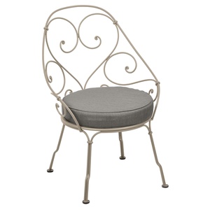 Fauteuil 1900 CABRIOLET Fermob muscade-Taupe grisé