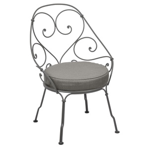 Fauteuil 1900 CABRIOLET Fermob romarin-Taupe grisé