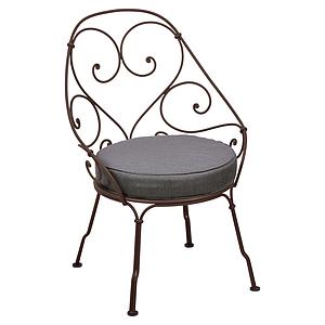 Fauteuil 1900 CABRIOLET Fermob rouille-Gris graphite