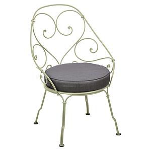 Fauteuil 1900 CABRIOLET Fermob Vert opaline-Gris graphite