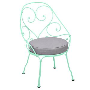 Fauteuil 1900 CABRIOLET Fermob Vert Tilleul-Gris flanelle