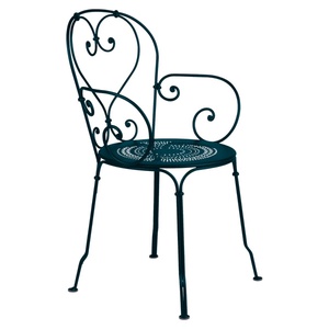 Fauteuil 1900 Fermob bleu acapulco