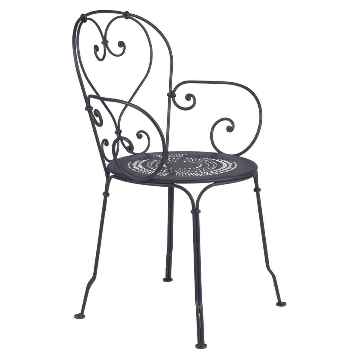 Fauteuil 1900 Fermob carbone