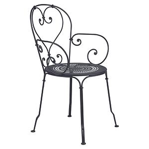 Fauteuil 1900 Fermob carbone