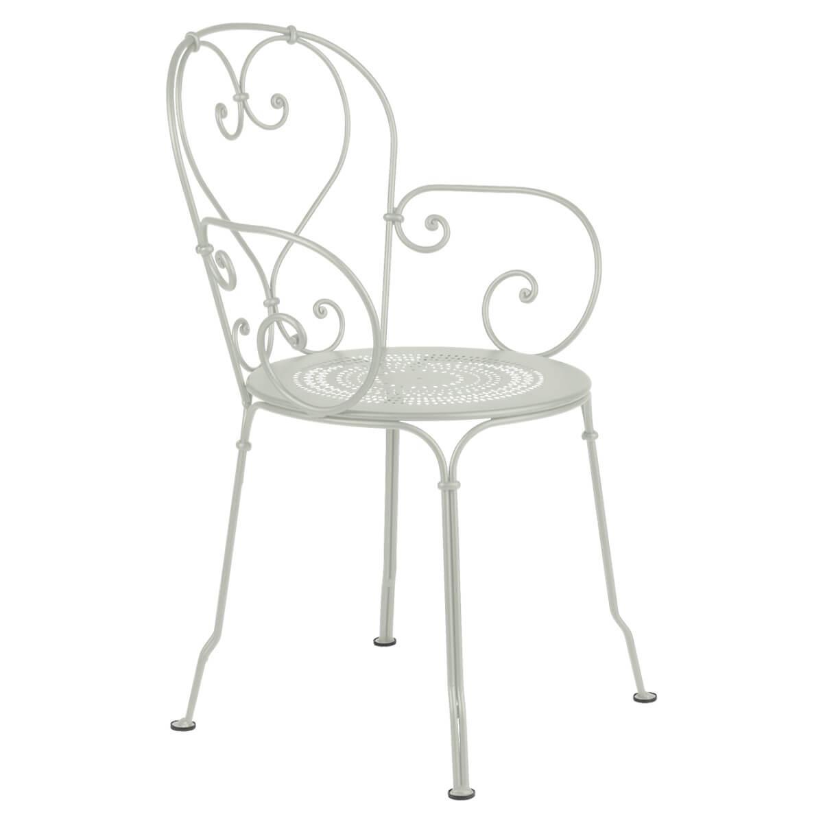 Fauteuil 1900 Fermob gris argile