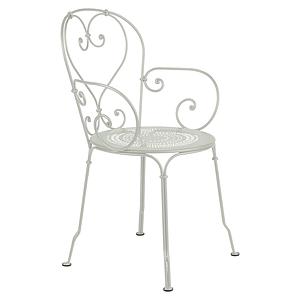 Fauteuil 1900 Fermob gris argile