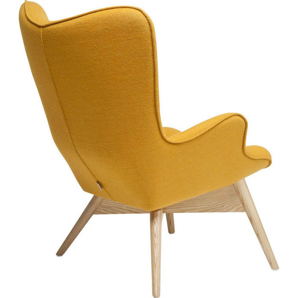 Fauteuil ANGELS WINGS ECO Kare Design jaune